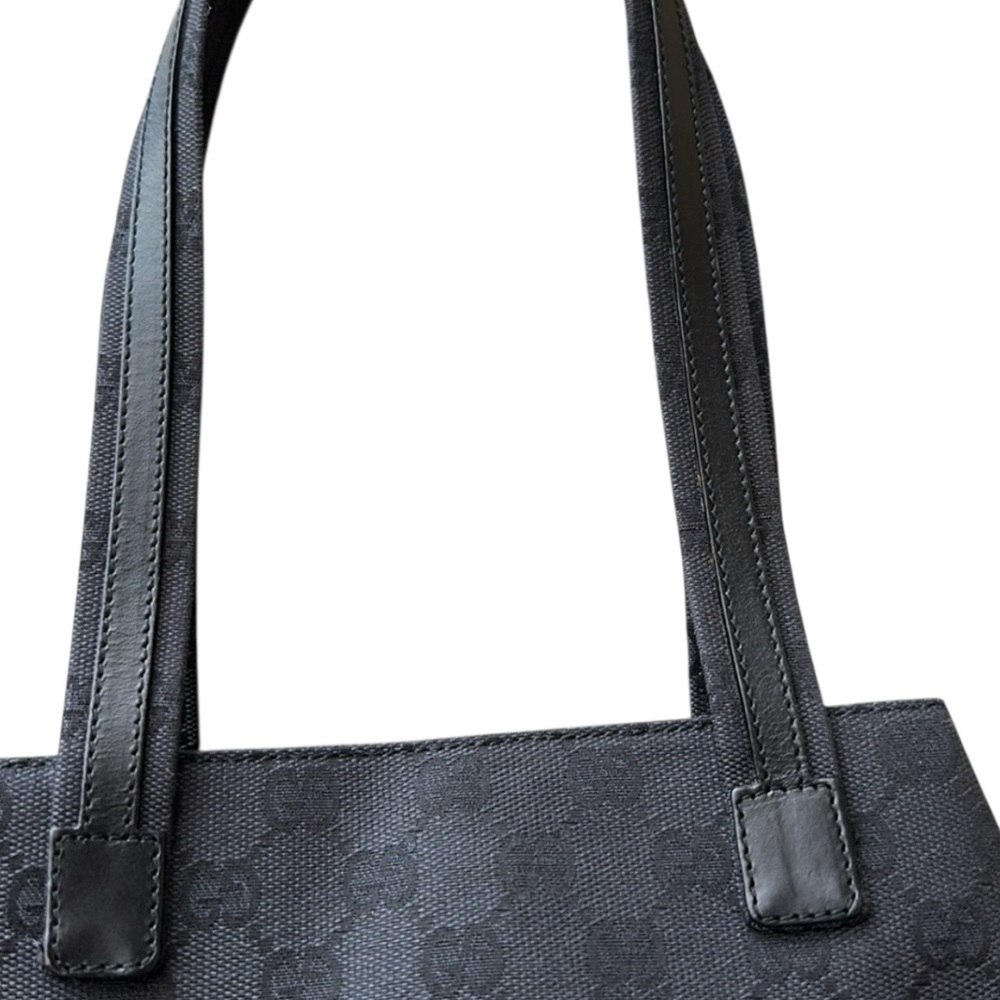 Gucci Black Monogram Tote Bag - Picture 11 of 16